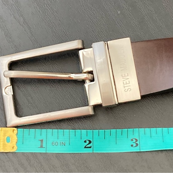 STEVE MADDEN Men’s Belt Size 38 Brown - Picture 6 of 8